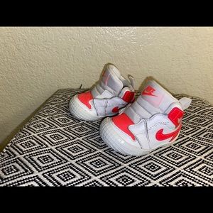 Nike Air Jordan 1 'White/Racer Pink' Crib Booties 1C